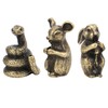 12Pcs Incense Holder Retro Zodiac Household Alloy Home Decoration for