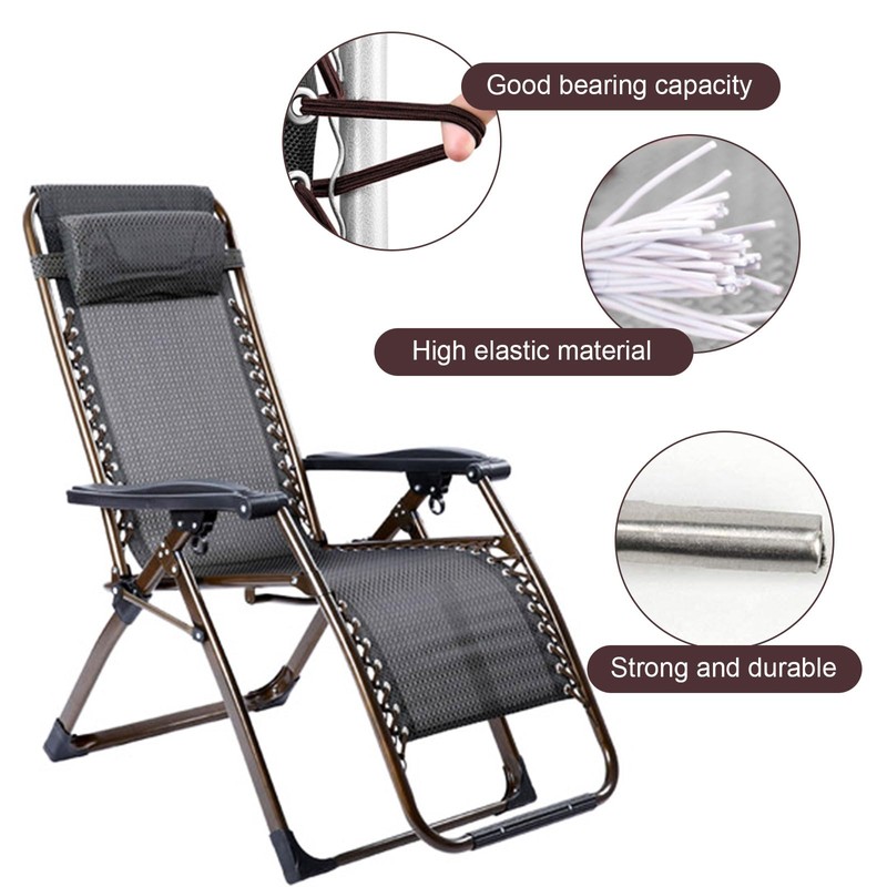 TSHAOUN 4 Pack Sun Loungers, Universal Zero Gravity Chair Repair