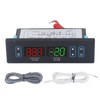 Digital Display Thermostat with Dual Sensors PID Temperature Controller for