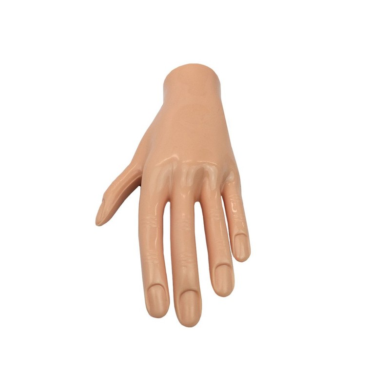 Burmax Debra Lynn Practice Hand Mirror with Cuticle Fingers, Tabletop