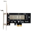 GLOTRENDS M.2 PCIe X1 Conversion Adapter Card with M.2 Screws