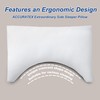 ACCURATEX Side Sleeper Pillow for Side and Back Sleepers-100% Cotton