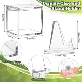 Landical 6 Set Football Championship Ring with Display Case and Stand Holder Championship Ring Case Acrylic Display Box and Holder Champion Trophy Rings for League Winner(Silver)
