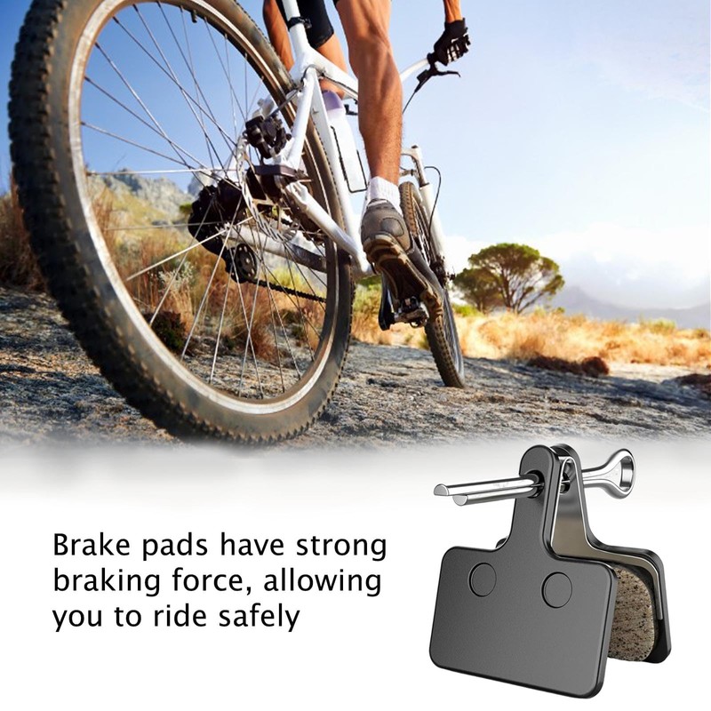 Pack of 4 Bicycle Brake Pads, Disc Brake Pads, Suitable