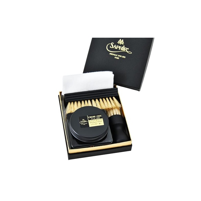 Safir Shoe Polishing Set, Creme 1925 Set, Trial Kit, Shoe
