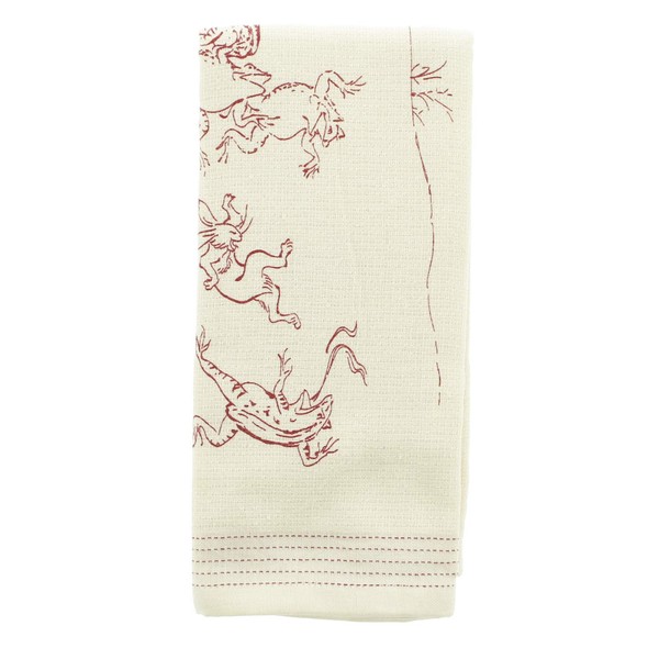 Contex Face Towel, Cloth Goyomi Chojujujinbutsugiga Sandbage, Approx. 13.0 x