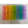 Pill Box Organizer 3 Times a Day Travel Pill Box