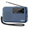 Portable Pocket AM/FM Radio with Telescopic Antenna, 3.5mm Headphone Jack