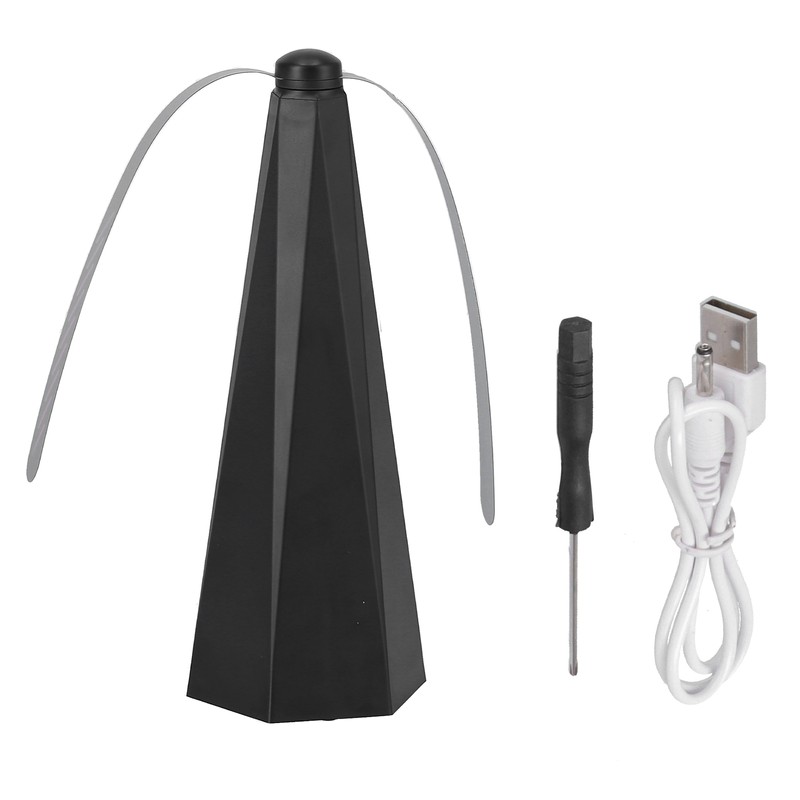 Hexagonal Mosquito Repellent Fan Automatic Mute USB Powered Fly Repeller