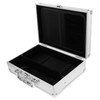 minkissy Aluminum Briefcase Tool Storage Box Lightweight Portable Multi-functional Aluminum
