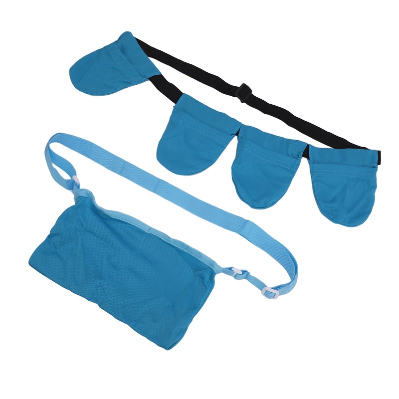 Blue Breast Surgery Drainage Bag Breathable Mastectomy Drain Holder with