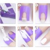 Unbranded 10pcs U-Shape Nail Polish Protector Stickers - Anti-Overflow Manicure