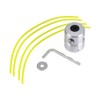 Grass Strimmer Head, Universal Aluminium Trimmer Head with Strimmer Line