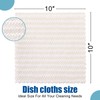 Homaxy 12 Pack Kitchen Dish Cloths, Ultra Soft and Absorbent