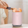 Salt Diffuser Humidifier USB Aroma Diffuser Desktop Humidifier with Colorful