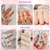 2700 Pcs Flat Back Pearls Kits 1 Box of Flatback