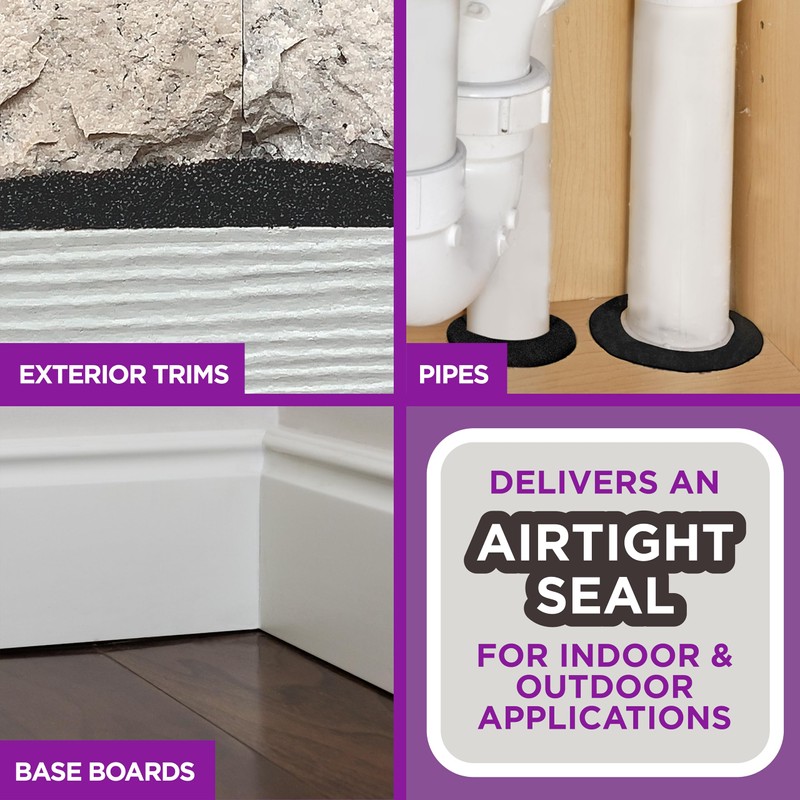 M-D Building Products 03110 1/2 in. Black Expandable Foam Platinum™