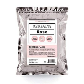 estheSKIN No.106 Rose Peel Off Type Modeling Rubber Mask Powder for Facial Skin Care Treatment, 35oz
