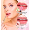 20Pcs Silicone Lip Applicator, Silicone Lip Brushes Set with Caps,