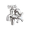 Daelim Bath Daelim General Faucet Double-prong Faucet Veranda Faucet, Daelim