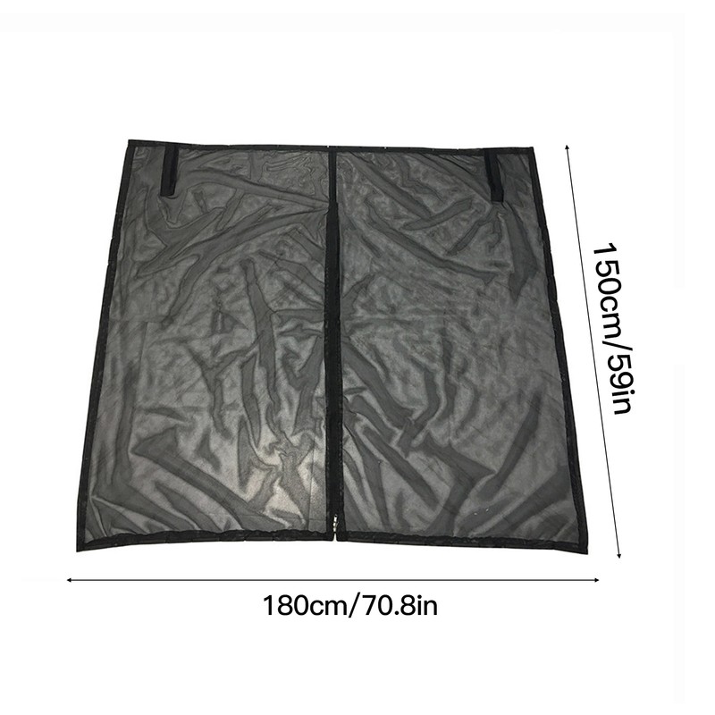 Car Tailgate Net Breathable Mesh Net Camping Accessories Privacy Protection