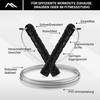 Professional Studio Quality Steel Skipping Rope with Removable Weights