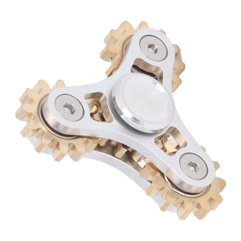 4 Gears Fidget Bearing Toy Stress Reducer Anxiety Game Brass