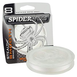 Spiderwire Filo da Pesca Stealth Smooth 8 Translucent 150 m 300 m 0.30 mm 150 m Trecciato PE Dyneema Mare Spinning Surfcasting Carpfishing