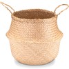 Decorasian Belly Basket, Braided Seagrass Large and Small - Basket