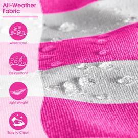 Becokan Beach Bags for Women Pool Bag Waterproof Sandproof Beach Bag Large Beach Swim Bag with Zipper Stripe Beach Bag Tote