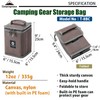 CAMPINGMOON Camping Gear Lantern Storage Case T-8,T-9 (8.7'' Height (T-8BC))