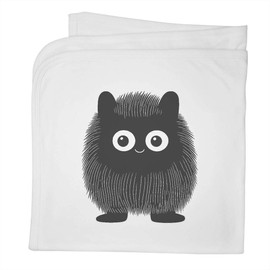Azeeda 'Cute Monster' Cotton Baby Blanket/Shawl (BY00039887)