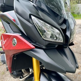LoraBaber For MT09 Tracer Front Wheel Mudguard Beak Nose Cone Extension Cover Extension Hood 2018-2021 MT 09 Tracer 900 Tracer 900 GT FJ 09 Accessories 2019 2020 (Black)