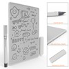 Rarler Magnetic Writing Board 11.85”x 8.4” Reusable Memo Pad Board