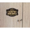 Yuzkouge 2 Pack Please Close The Door Gently Sign, 10”