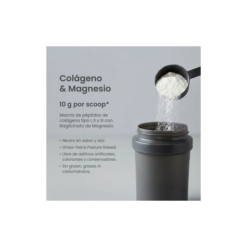 Entera Colágeno Y Magnesio 300g, Hidrolizado, Sin Azúcar