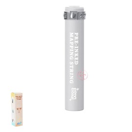 Black/White/Brown/Pink/Red Pre-inked Mapping String 98 Ft Bottles - 30M Mapping Thread for Brow Lip Permanent Makeup Microblading (White)