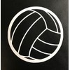 C60620 (White) Volleyball 2pack 3.5in