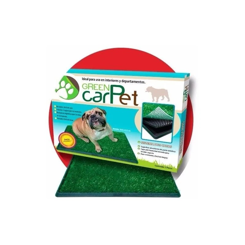 Repelente Tapete Sanitario Entrenador Perro Green Carpet