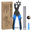 Diyife Belt Hole Puncher, [with Rotatable Punching Head], Hole Punch