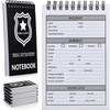 Teling 12 Pcs Public Safety Police Field Interview Notebook Report
