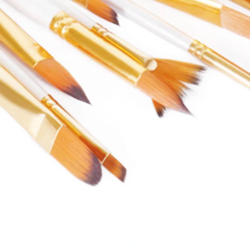 15pcs Paint Brush Set Acrylic Detailed Oil Painting Brushes with