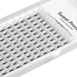 Scala 120Pcs 10Roots Individual Cluster Fake False Eye lashes Thickness 0.07mm D Curl Volume Premade Fans Eyelashes Extension 8-16mm to Choose (16mm)
