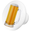 Set of 2 Beer Ceramic Cabinet Drawer Knobs
