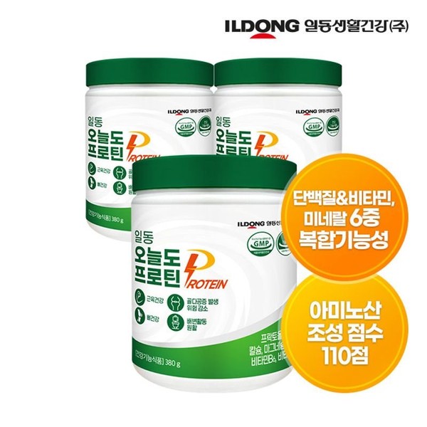Ildong Life &amp; Health [Ildong] Today too, protein x 3 + shake cup, single option / 일동생활건강 [일동] 오늘도 프로틴x3개+쉐이크컵, 단일옵션