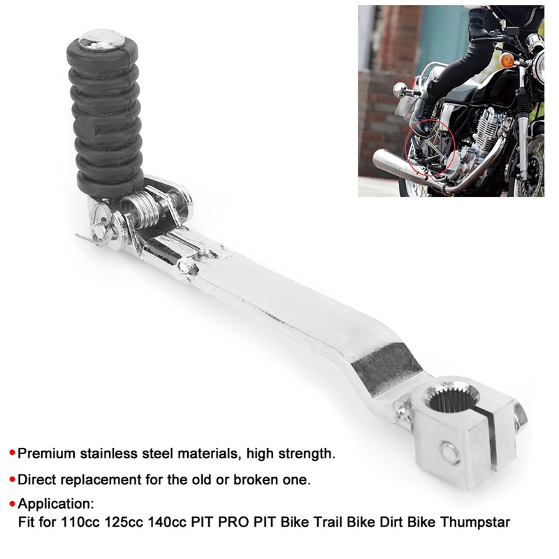 5.3in 0.4in Kick Start Starter Lever Fit for 110cc 125cc
