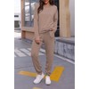Fixmatti Women Casual 2 Piece Outfit Long Pant Set Sweatsuits