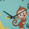 Relaxdays Monkey Wall Clock, Diameter 29.5 cm, Monkey Clock for