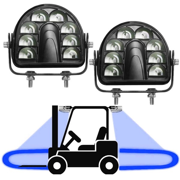 ONERAY [2 Pack] Forklift Safety Light Blue Arc LED Warning