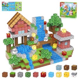 Magnetic Blocks 100PCS Magnetic Building Blocks for Kids– Magnet Blocks Cubes Set for Boys Girls 3 4 5 6 7 8 Year Old, Magnetic Cubes Kit, STEM Magnet Building Set